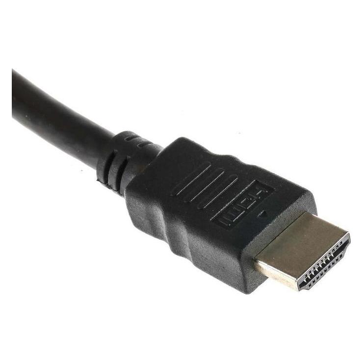 RS PRO HDMI-Kabel A HDMI Stecker B HDMI Stecker 4K max., 10m, Schwarz (10 m) (1828476)