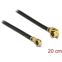 DELOCK Antennenkabel U.FL MHF > IV/HSC MHF St/St 1.13 0.20m