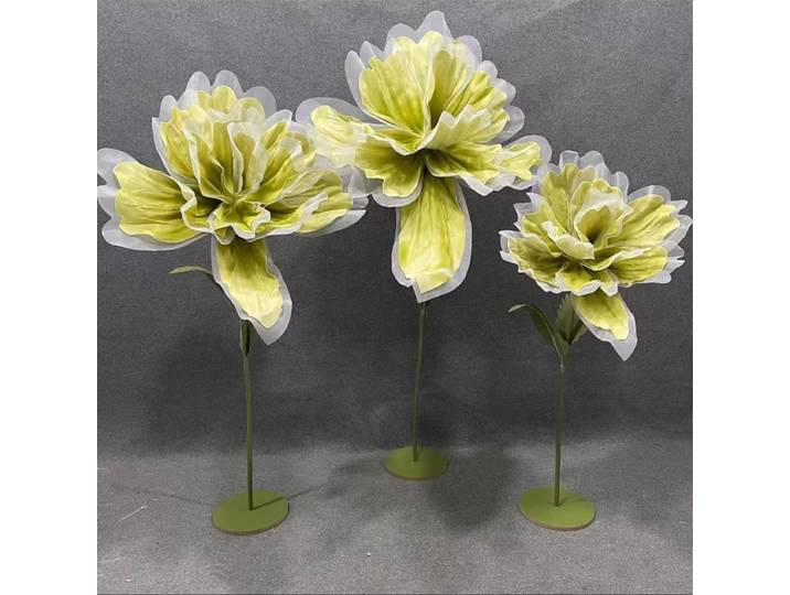 Accessoires de scène en soie, petite queue de papillon, papier mousse, décoration de mariage, décoration de maison, plantes artificielles