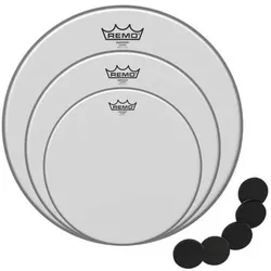 Remo Emperor Coated Pack 12-13-16 Fell-Set, Drumhead, Weiss