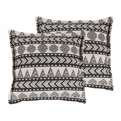 DEKOKISSEN 2er-Set Beige 45/45 cm Hentepe