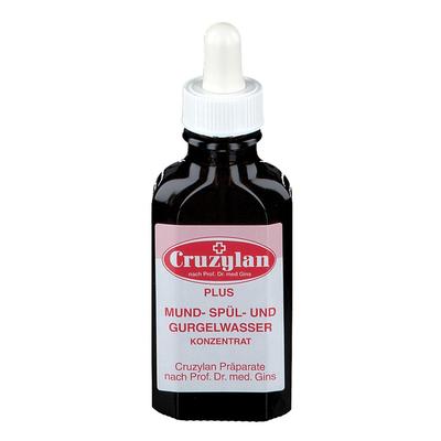 Cruzylan Plus Mund-/Spül- u.Gurgelwasserkonz.m.Pip 50 ml Tropfen