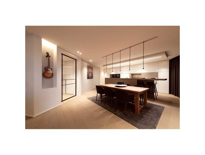 Austere Pendelleuchte Dim. Weiß - Trizo21 - Wohnzimmer - Messing