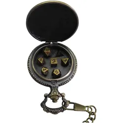 Dice4friends Würfelset: Metall Amulet – Dragon (7)