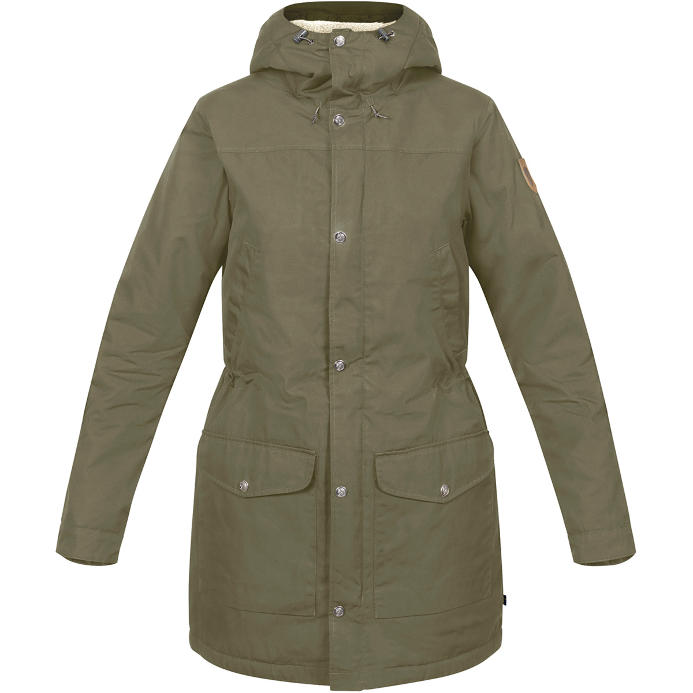 Fjällräven Greenland Winter Parka Damen Winterjacke gruen Größe S Trekking Widerstandsfähig Wasserabweisend