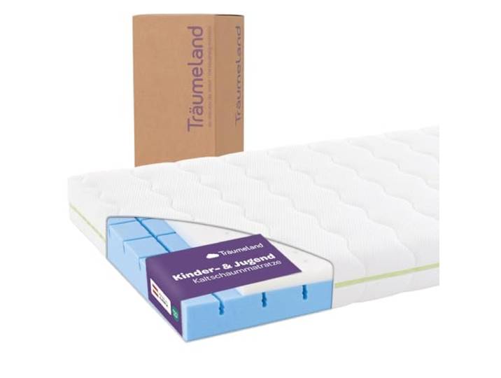 Träumeland Kindermatratze Schlummerland Air, Größe: 120x200,15 cm Matratze für Kinder - Oeko-TEX Zertifiziert - wendbar & atmungsaktiv - Allergiker geeignet Made in Austria