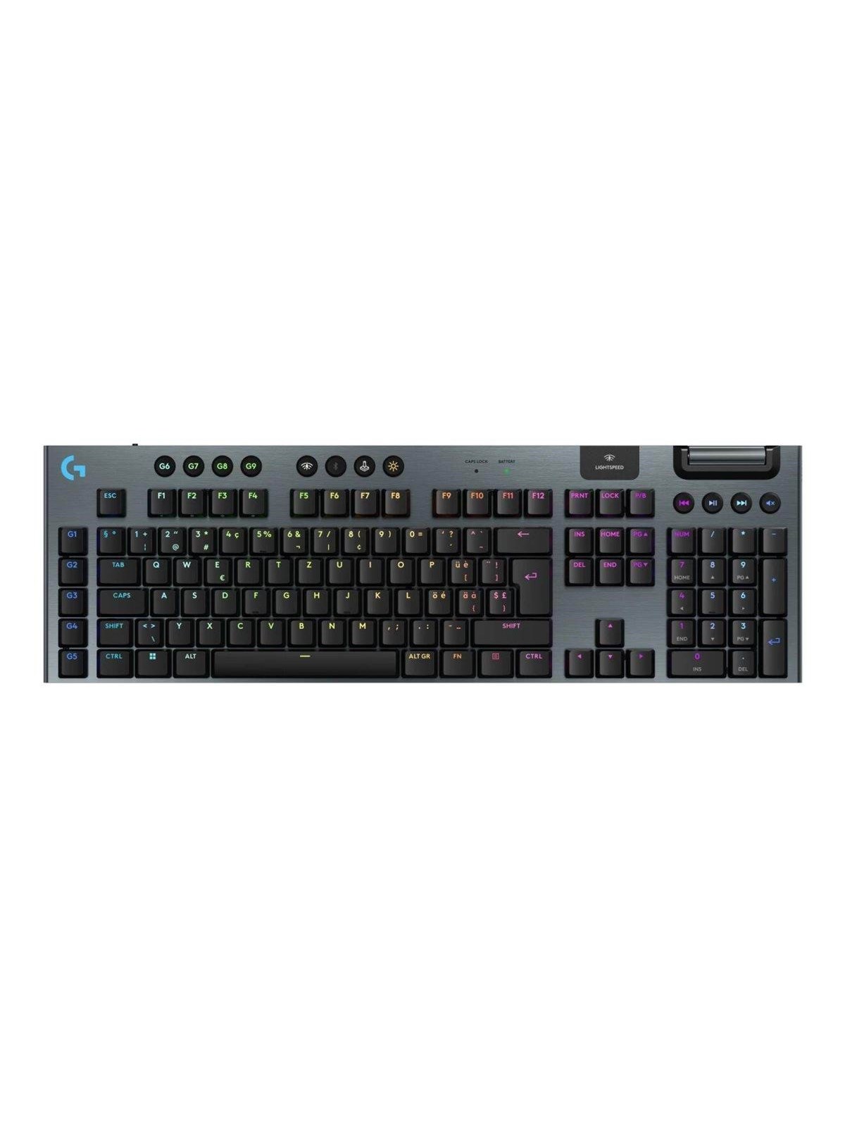 Logitech G915 X - Tactile - Full-Size - Gaming Tastatur - Full-Size - Schweiz - Schwarz