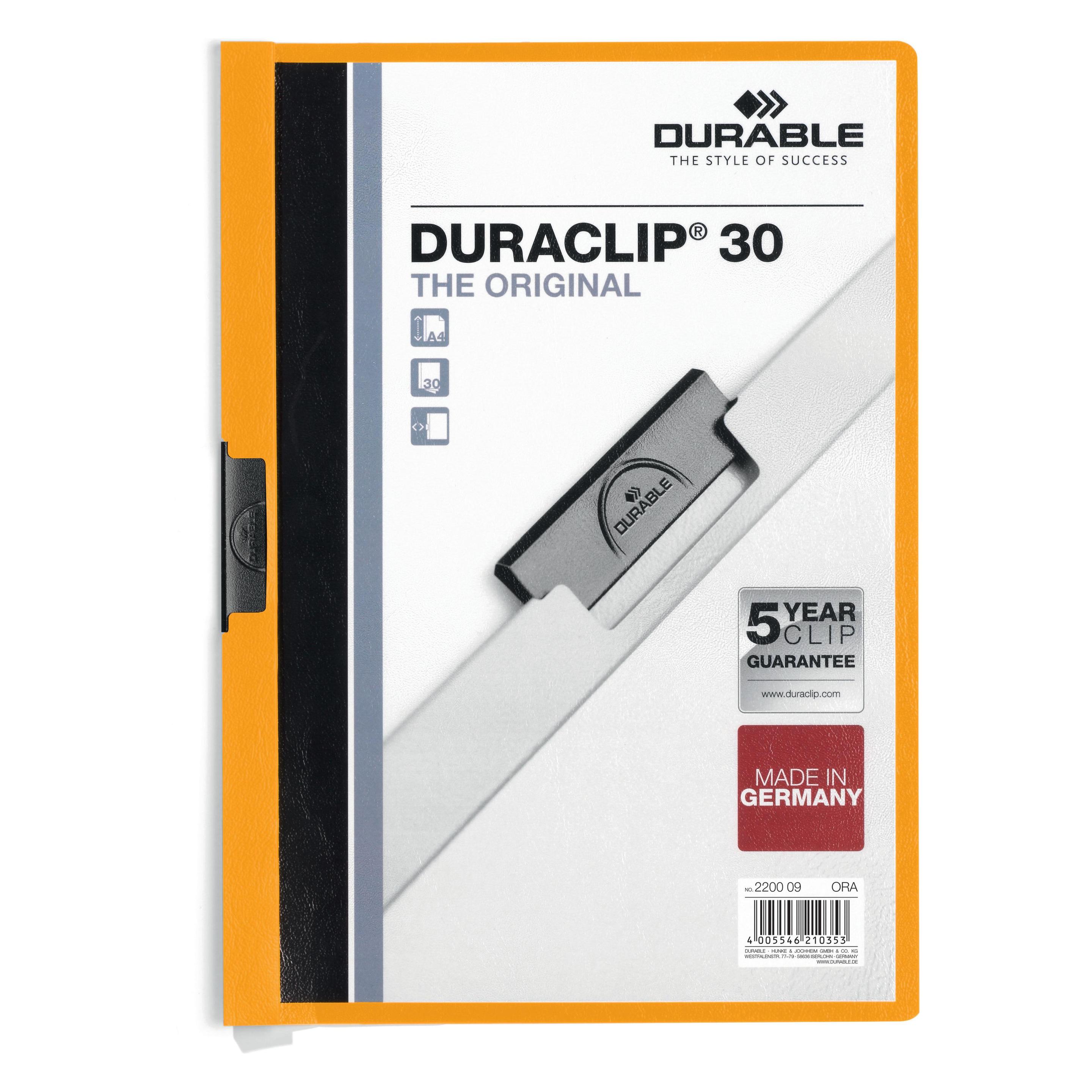 Durable Klemmhefter DURACLIP 30 (A4) (220009)