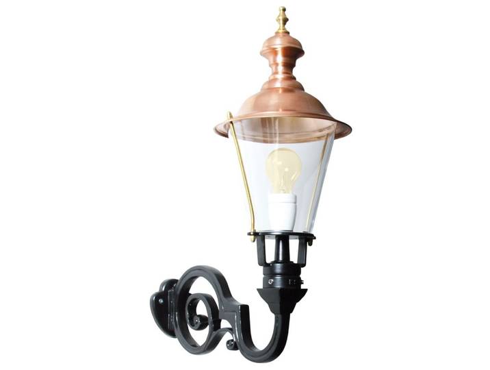 Nostalgische muurlamp Amstel M zwart KS Verlichting - 1291