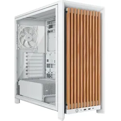 Corsair FRAME 4000D WOOD RS Midi Tower Holz, Weiß