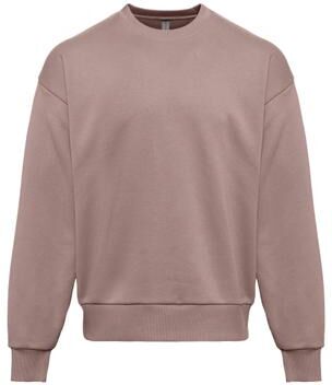 Next Level 9007 Heavyweight Crewneck Sweatshirt in Shiitake size Medium   Ringspun Cotton