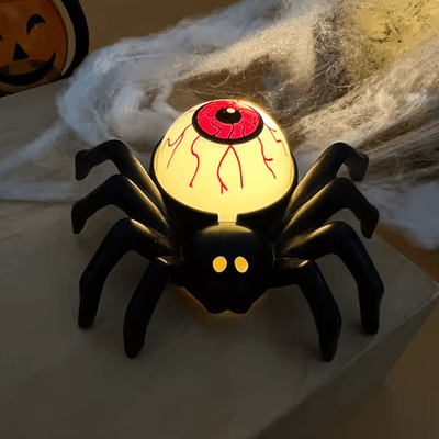 Inspire Curations LED Spider Skull Candle Lamp Halloween LED Candle Spooky Skull Light For Haunted House & Party Decor a03