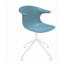 2er-Set Infiniti Stuhl Loop Kunststoff Blau