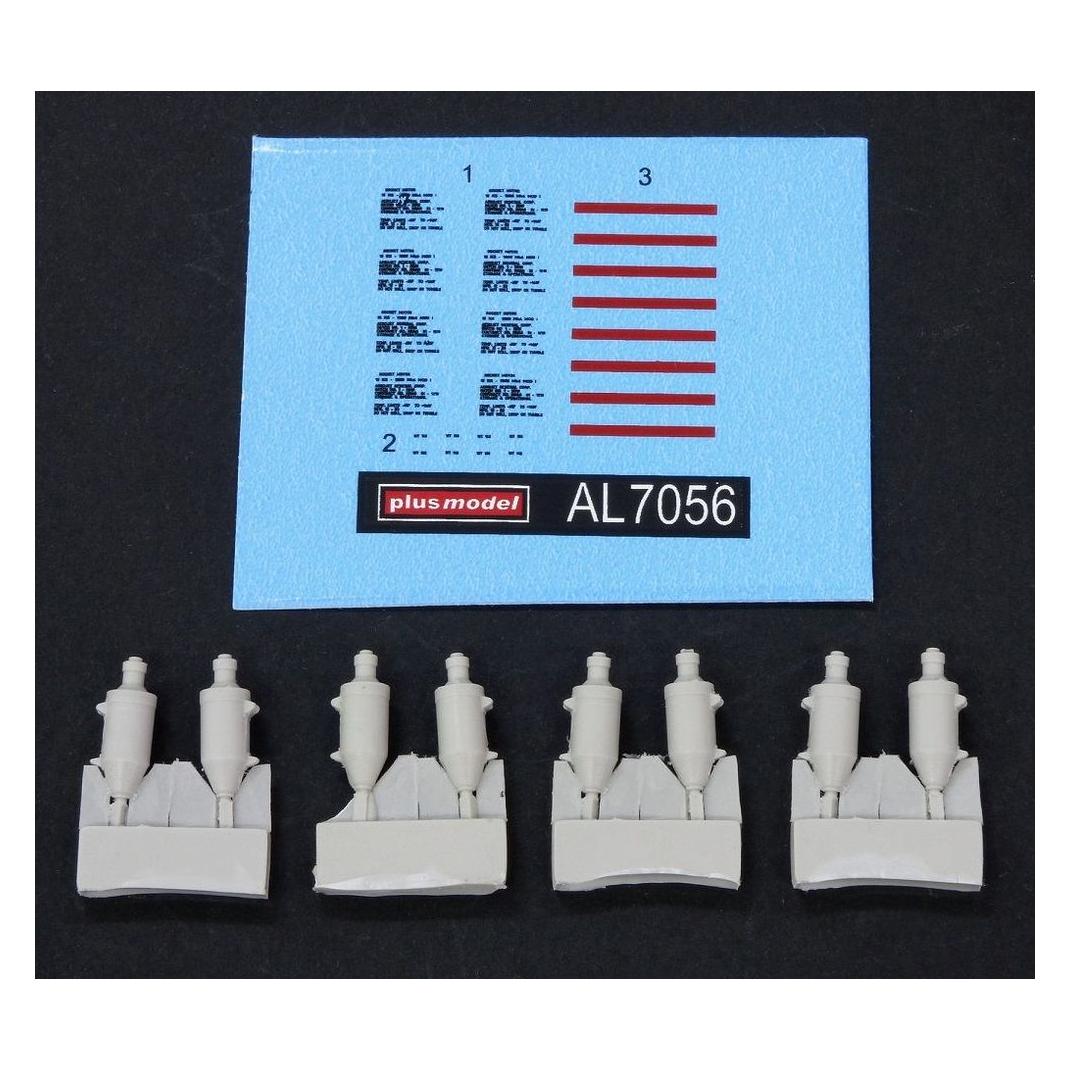 Plus Model US rocket engines (AL7056)