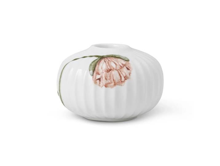 Kähler Bougeoir Hammershøi Poppy Ø7,5 cm Blanc