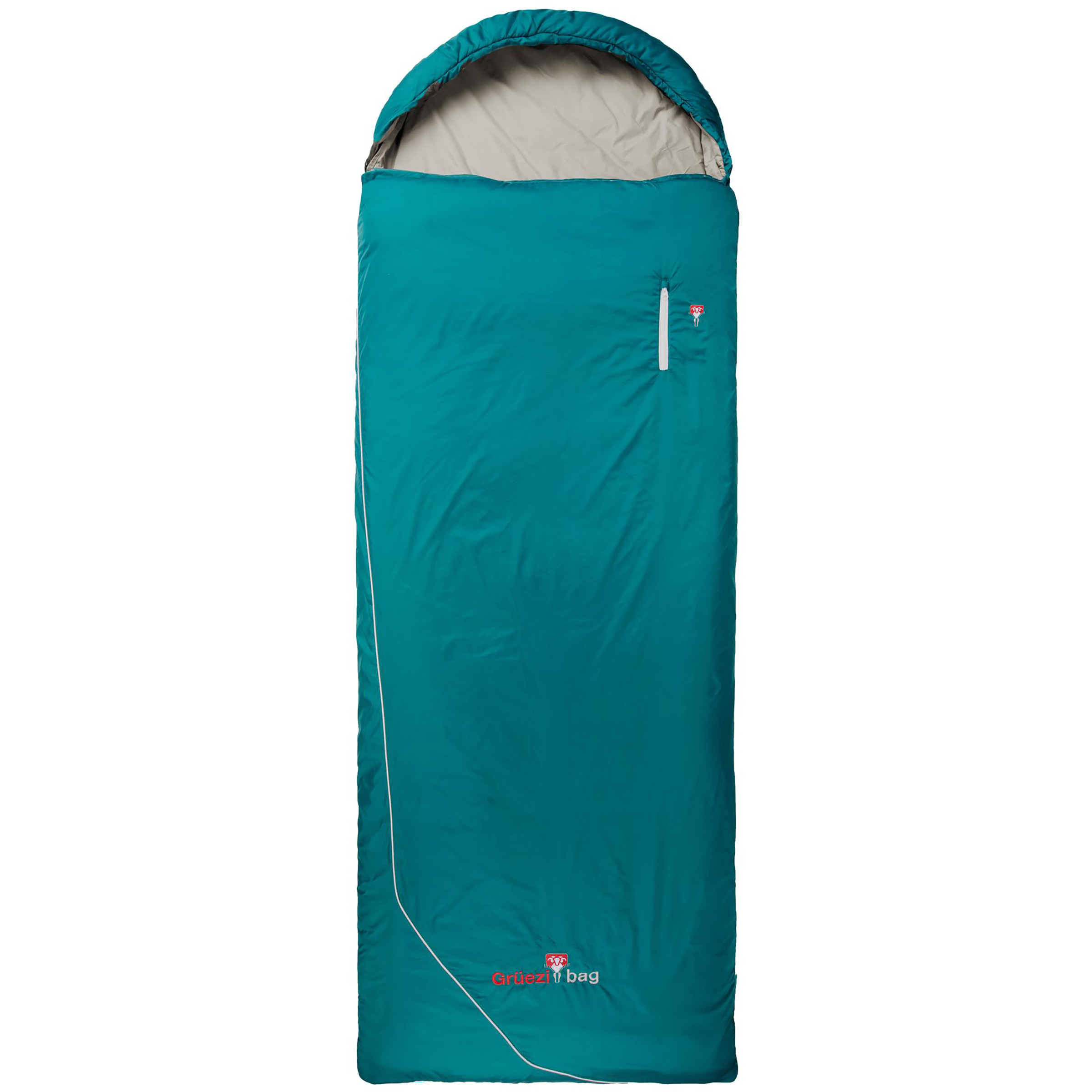Grüezi Bag Wolle Camp Comfort Schlafsack Kunstfaserschlafsäcke tuerkis Größe max. 185cm Camping