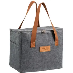 Adler AD 4523 Kühltasche 10L – Kompakte Thermotasche für Picknick, Reise & Einkauf in Grau
