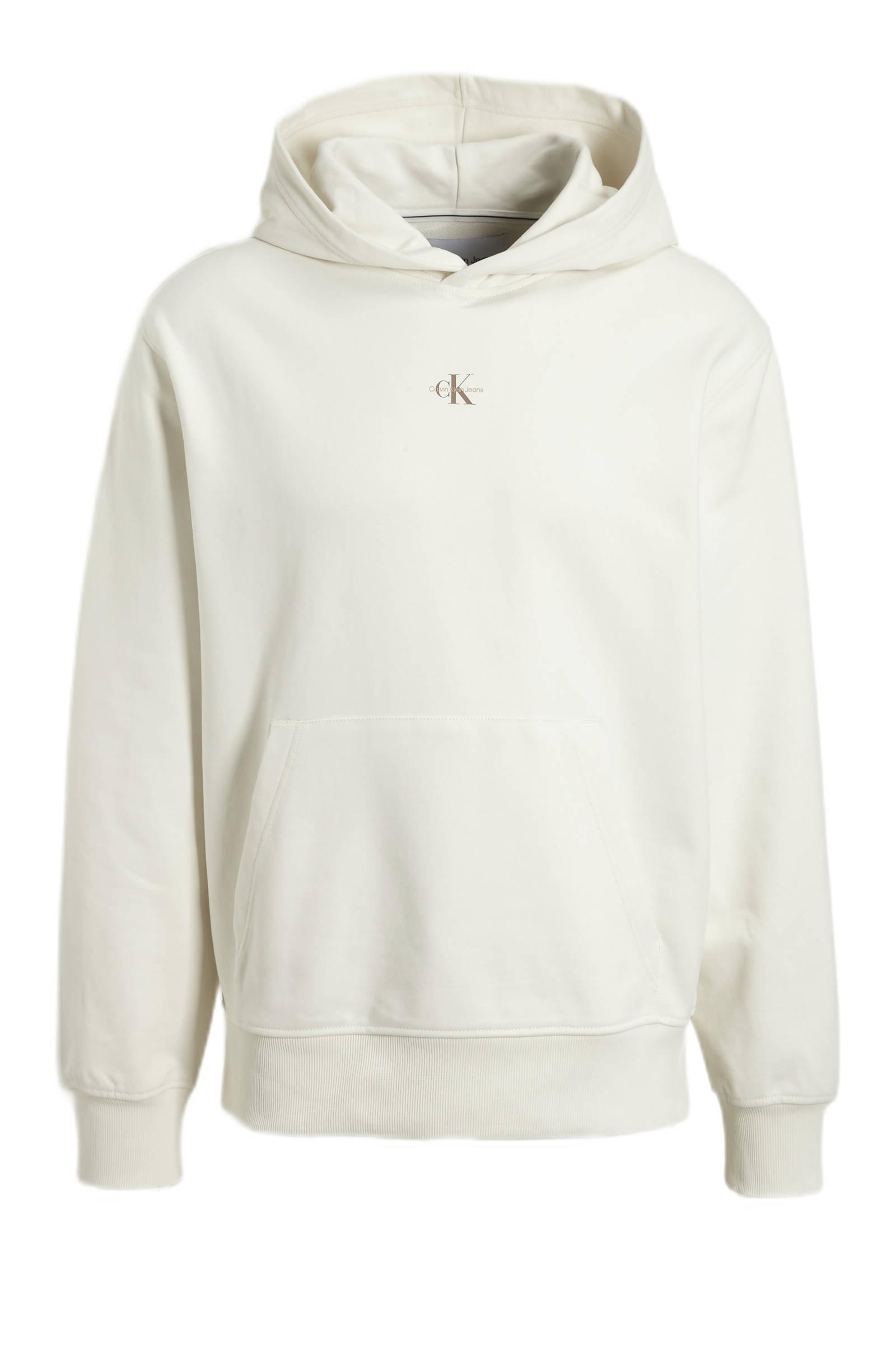 CALVIN KLEIN JEANS hoodie ivoor