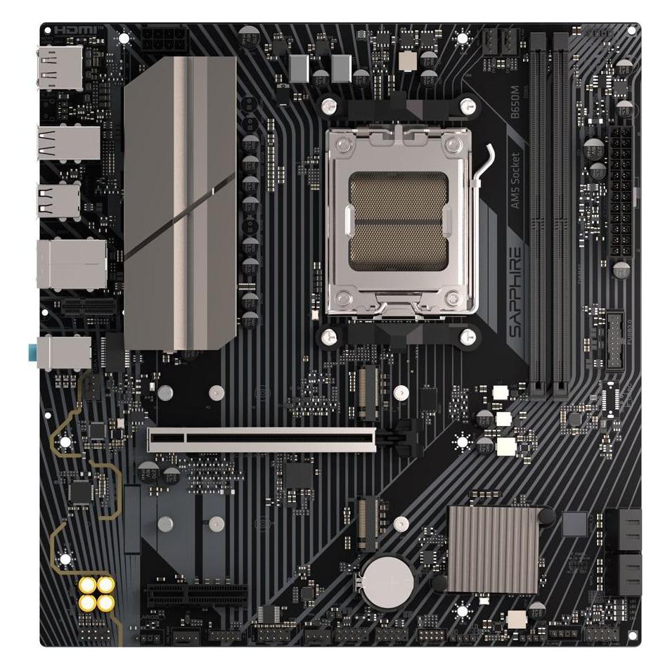 Sapphire B650M-E 1xHDMI 1.4 1xDP 1.2 (AM5, AMD B650, mATX) (52112-04-40G)