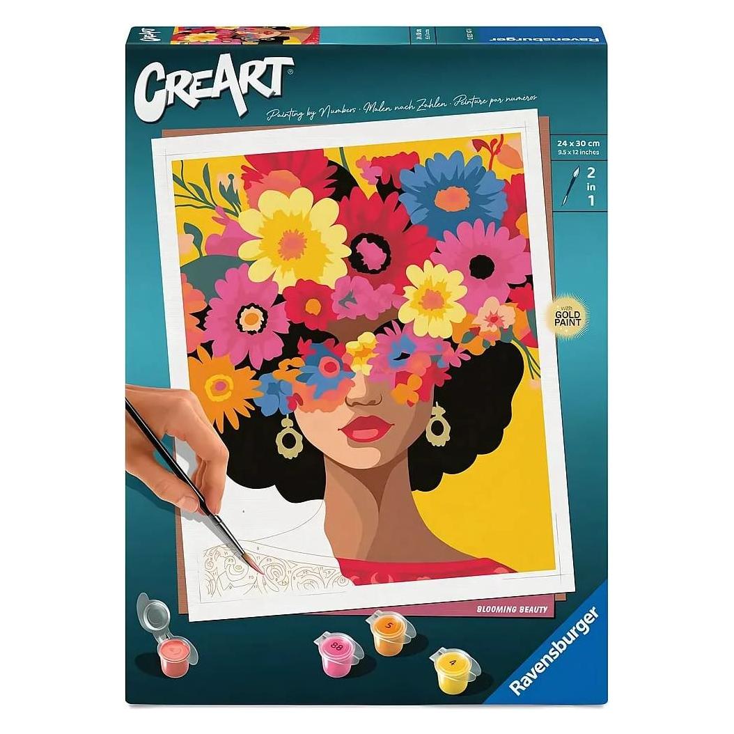 Ravensburger CreArt - Malen nach Zahlen - Blühende Schönheit (120231479-RA)