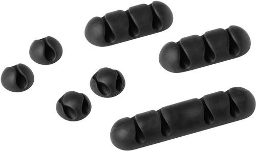 Durable Kabel-Clip Set CAVOLINE CLIP MIX 504137 7 St. Graphit