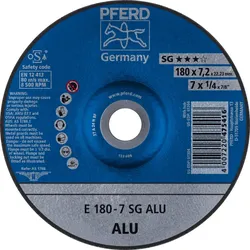 PFERD TOOLS Schruppscheibe E Leistungslinie SG ALU für Alu - 62217622
