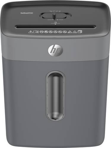 HP OneShred 815CC Aktenvernichter 8 Blatt Partikelschnitt P-4 15l Vernichtet auch Büroklammern, Heftklammern, Kreditkarte