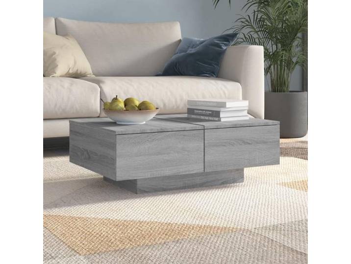 NEW Table basse bar contemporaine Sonoma gris 90x6 Table basse Sonoma gris 90x60x31cm - Bois d'ingénierie ABHT 3091102