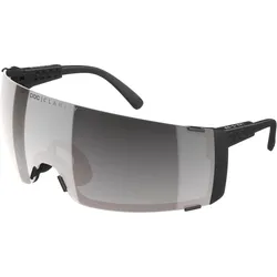 Poc, Unisex, Sportbrille, Propel Sonnenbrille (Black, Uranium Black, Silber), Schwarz, Silber