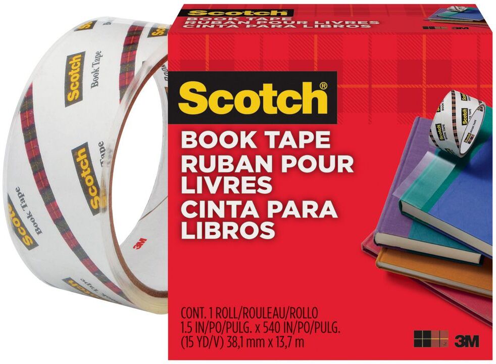SCOTCH Boktejp reparation 38,1mm x 13,7m