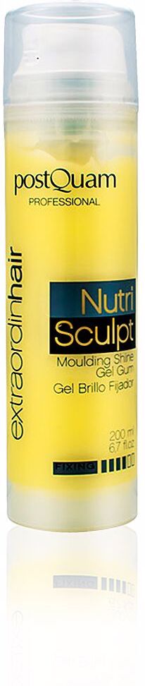 Postquam Extraordinhair nutri sculpt gel de brilho modulador goma 200 ml