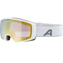 Alpina BIVIO Q - Skibrille / Snowboardbrille - white matt