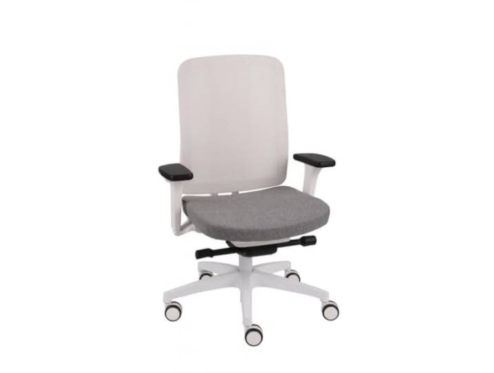 Ergonomischer Kinderdrehstuhl Magic Velvet Gray mit Netz, 10-16 Jahren Dynamische Rückenlehne mit Flexi Move Technologie fördert gesunde Haltung. Mit Anti-Shock & atmungsaktivem Netz.
