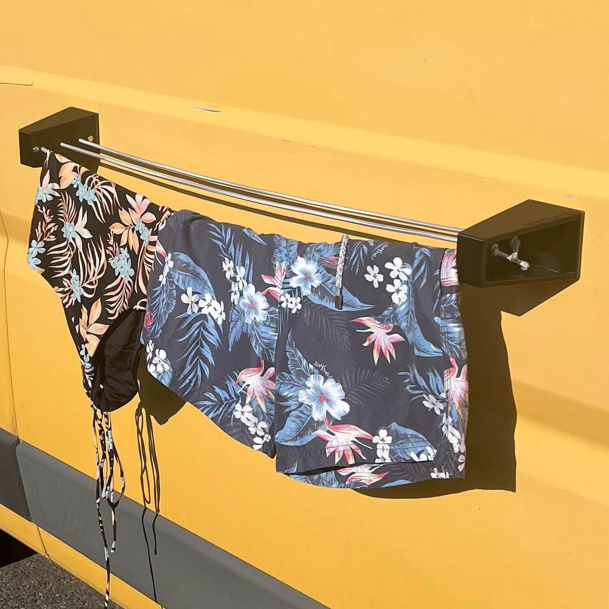 Magnetisch kledingrek voor het drogen van kleding, zwart, breedte: 80 cm