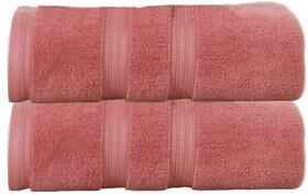 Home Weavers Inc Home Weavers Elegance Essentials 550GSM Cotton Zero Twist Super Absorbent Bath Towel Set of 2