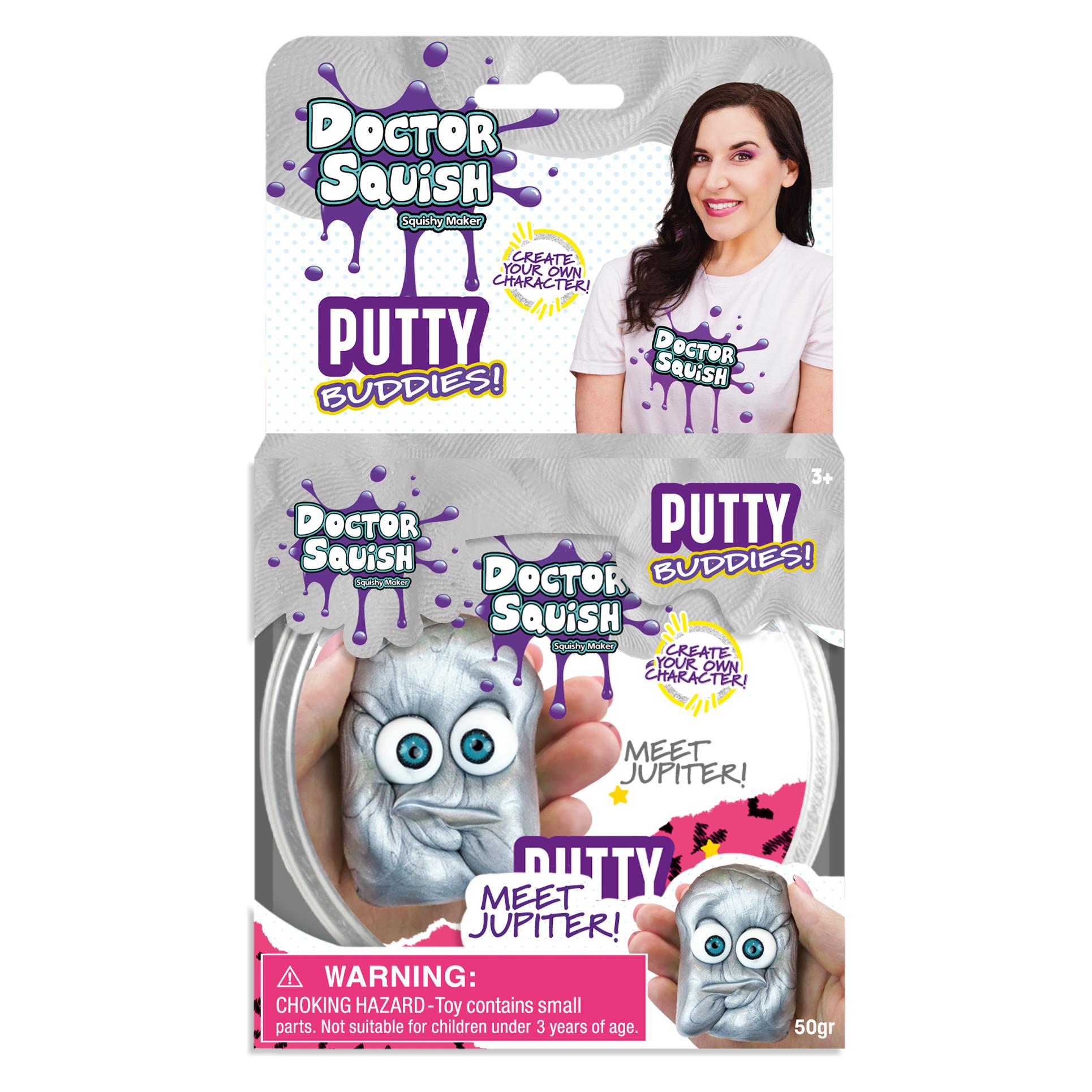 Boti Doctor Squish Putty DIY - Silberner Jupiter (38505)