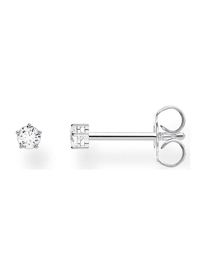 Thomas Sabo Silber-Ohrstecker mit Edelstein - onesize