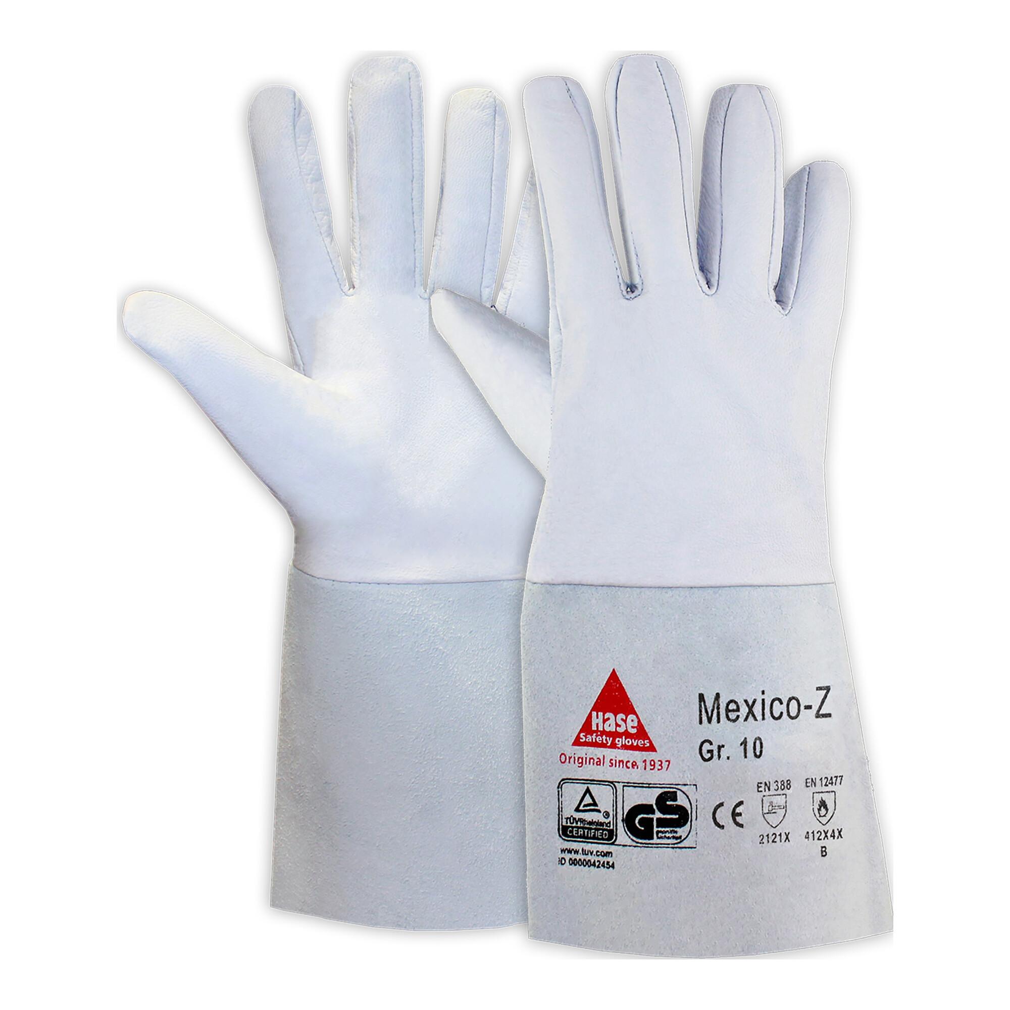 Hase Schweißerhandschuhe Mexico-Z Größe 9, Ziegennappaleder (403500-9)
