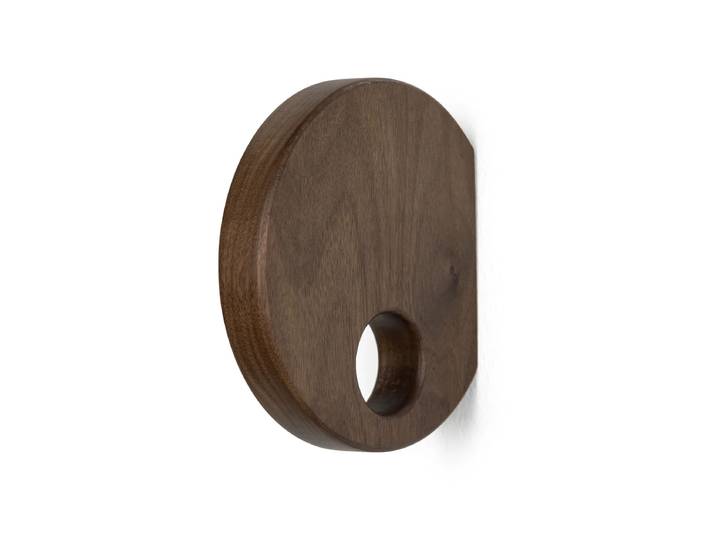 HANA - Yoyo Wandhaken Ø 12 cm, Walnuss natur