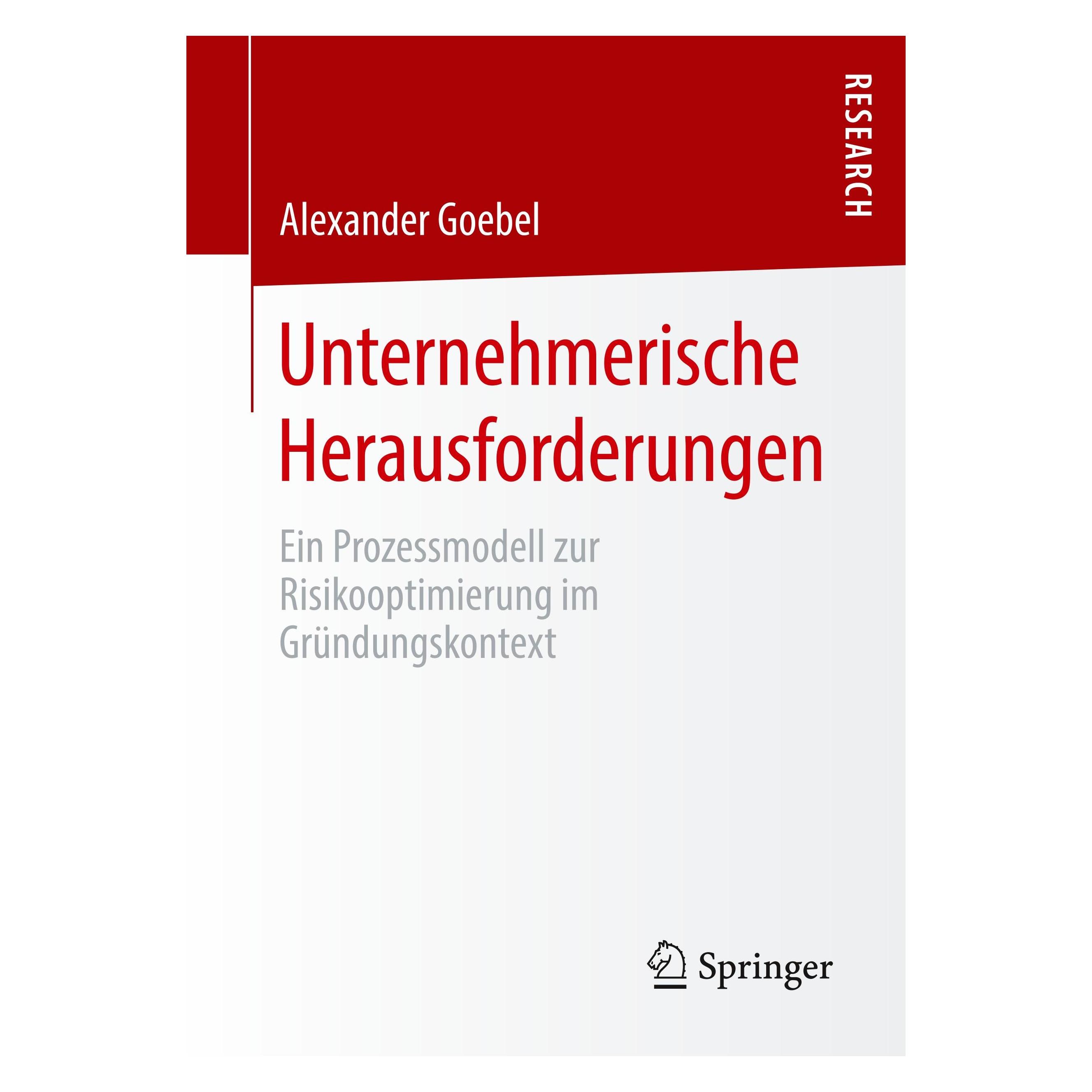 Springer Unternehmerische Herausforderungen (Deutsch, Softcover, Alexander Goebel) (25455319)