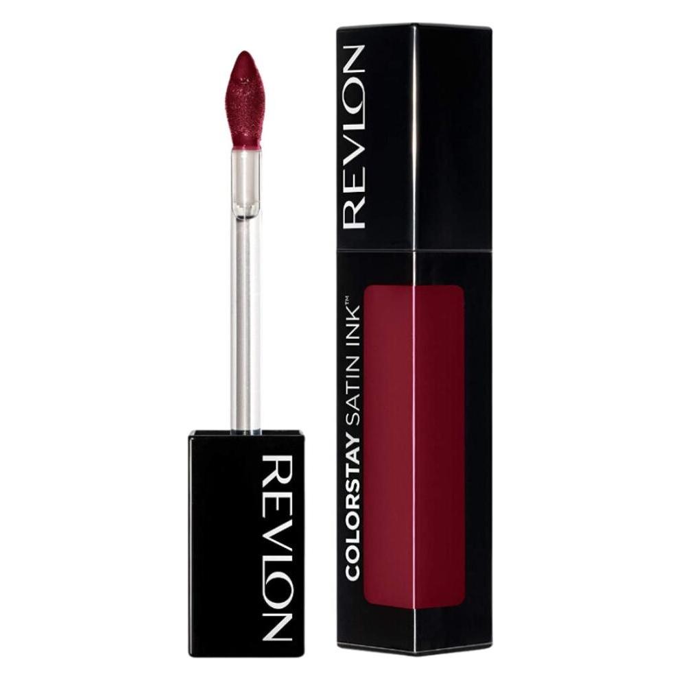 Revlon ColorStay Satin Ink Longwear Liquid Lipstick 018 Fired Up 0.17 Fl Oz (Fired Up) (42544387)
