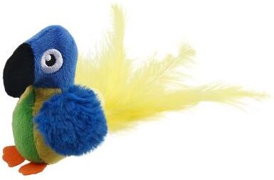 Pet Hub Interactive Pet Toy: Sparrow, Insect, And Mouse Shaped Bird Simulation With Realistic Sound Squeaky Plush Doll For Cat B
