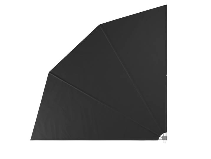 Seitenmarkise Fächer 210 x 210 cm anthrazit