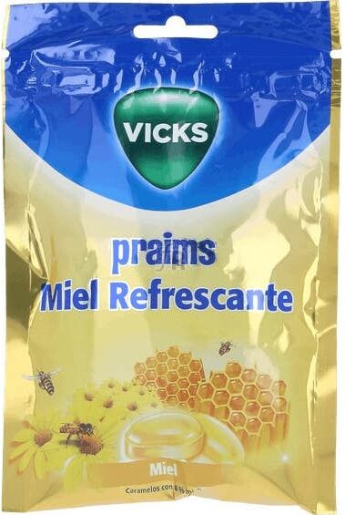 Praims caramelos miel refrescante 75 g
