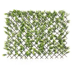 ABELLA Flora Sichtschutzzaun outdoorgeeignet flexibel ausziehbar dichte Blätterpracht