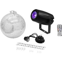 Eurolite LED Discokugel-Set mit Motor, mit LED-Beleuchtung 30 cm 20000562