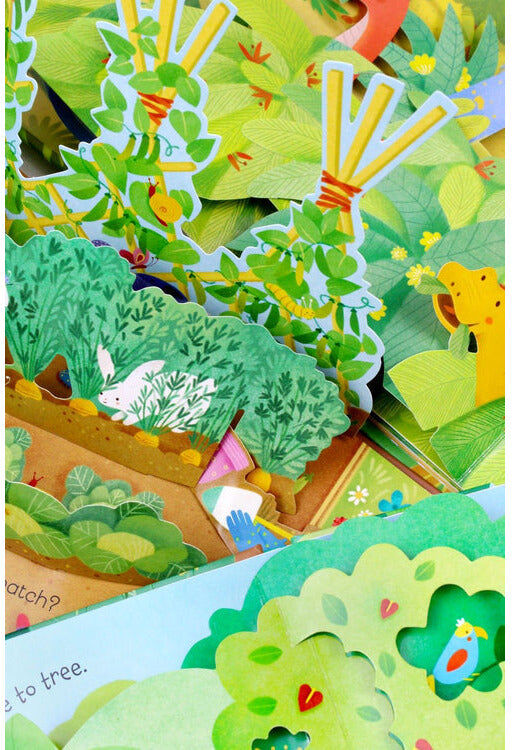 Usborne Pop Up Collection 3 books Set By Fiona Watt (Pop-Up Dinosaurs, Pop-Up Jungle, Pop-Up Garden)