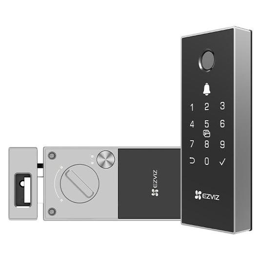 Ezviz CS-DL03 Pro Smart Türschloss (Elektronische Zahlenkombination, Fingerabdruck, Schlüsselkarte) (CS-DL03 (WBCP))