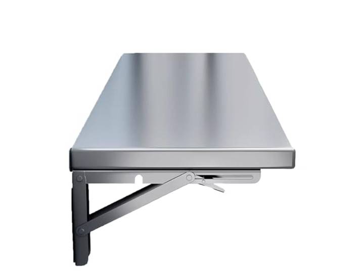 Wandklapptisch aus Edelstahl in verschiedenen Größen(39.4x15.8in/100x40cm)