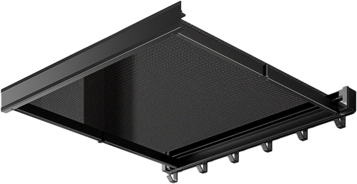 Uittrekbaar Wandrek voor Kleding - Zwart - 40 cm
